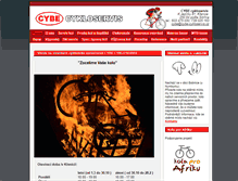 Tablet Screenshot of cybe-cykloservis.cz